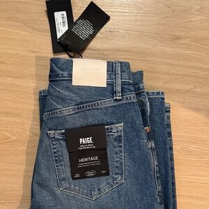 PAIGE Arellia Ankle Barrel Leg Jeans in Stones